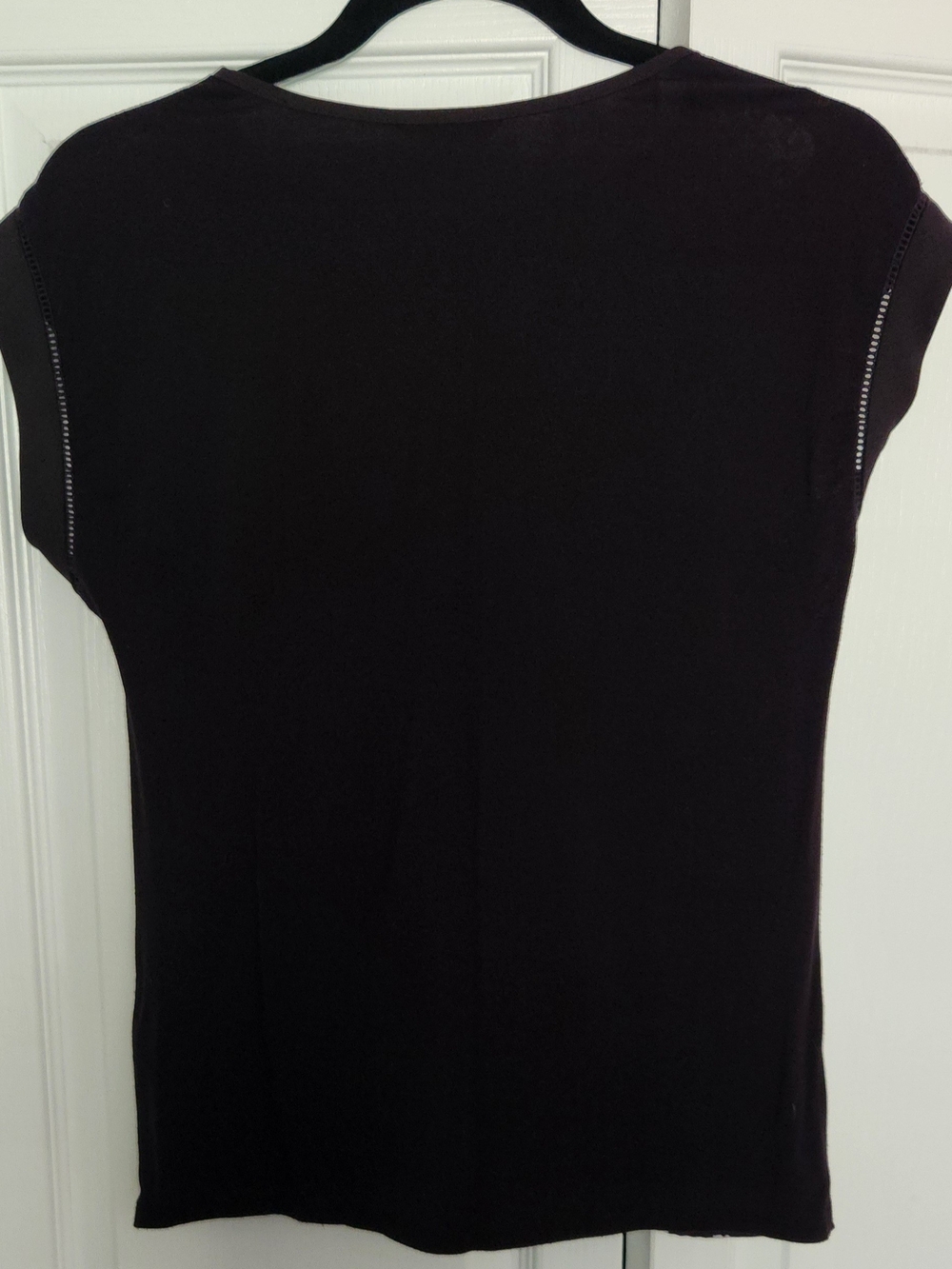 RW&CO Black Floral Lace Yoke Blouse - Picture 3 of 3